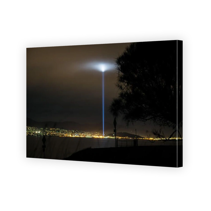 Strobe of light in Hobart, Tasmania