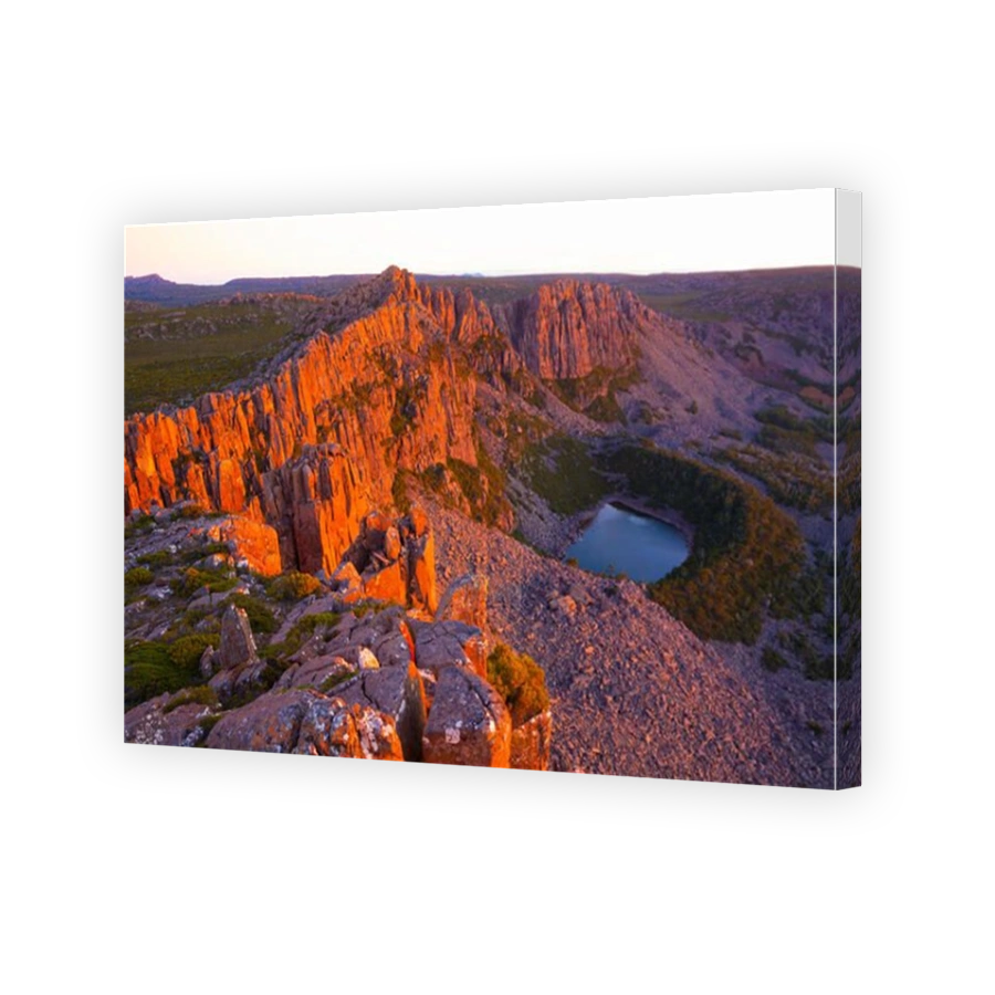 Tranquil Tarn from above - Ben Lomond National Park - Tasmania - Australia