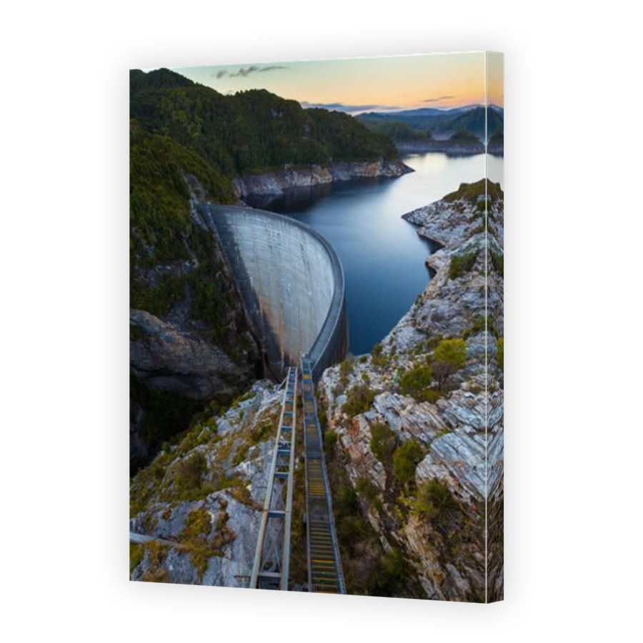 The Gordon Dam - South West Tasmania - Australia