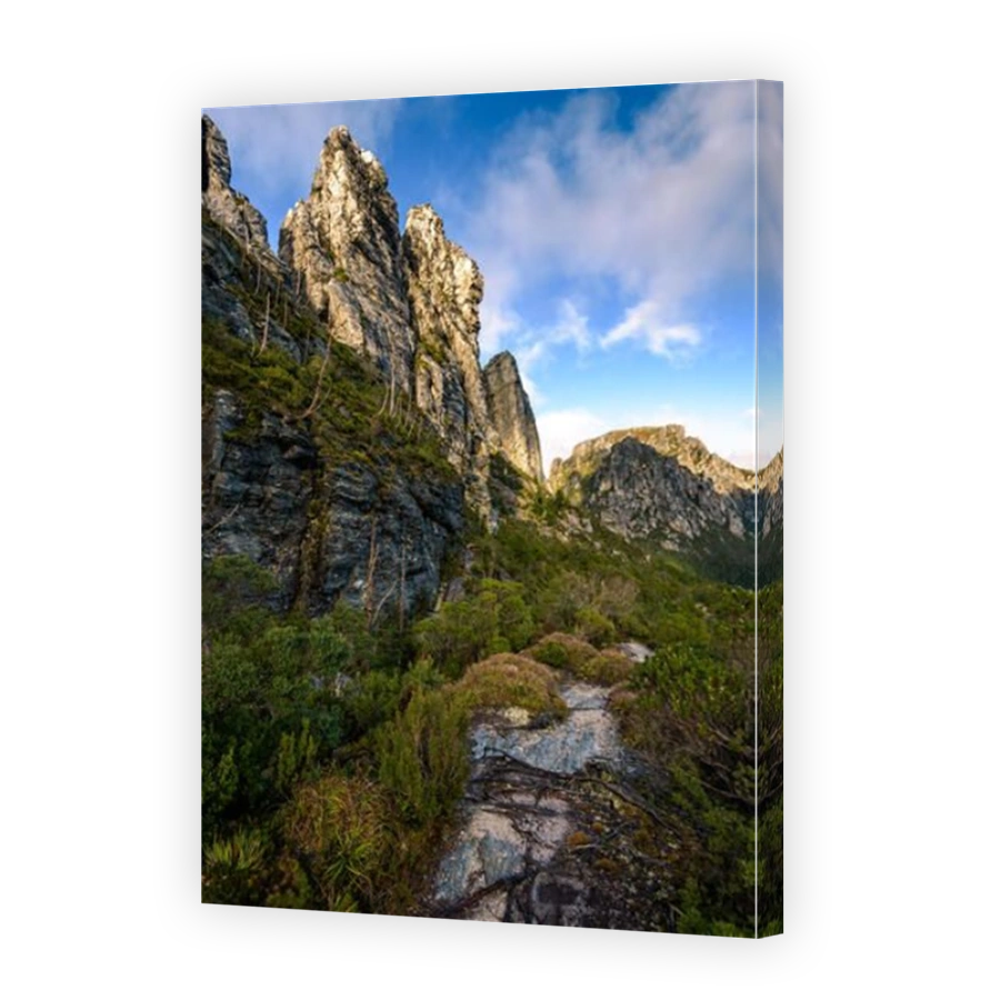 Sharlands and Philps peaks in  Franklin-Gordon Wild Rivers National Park, Tasmania