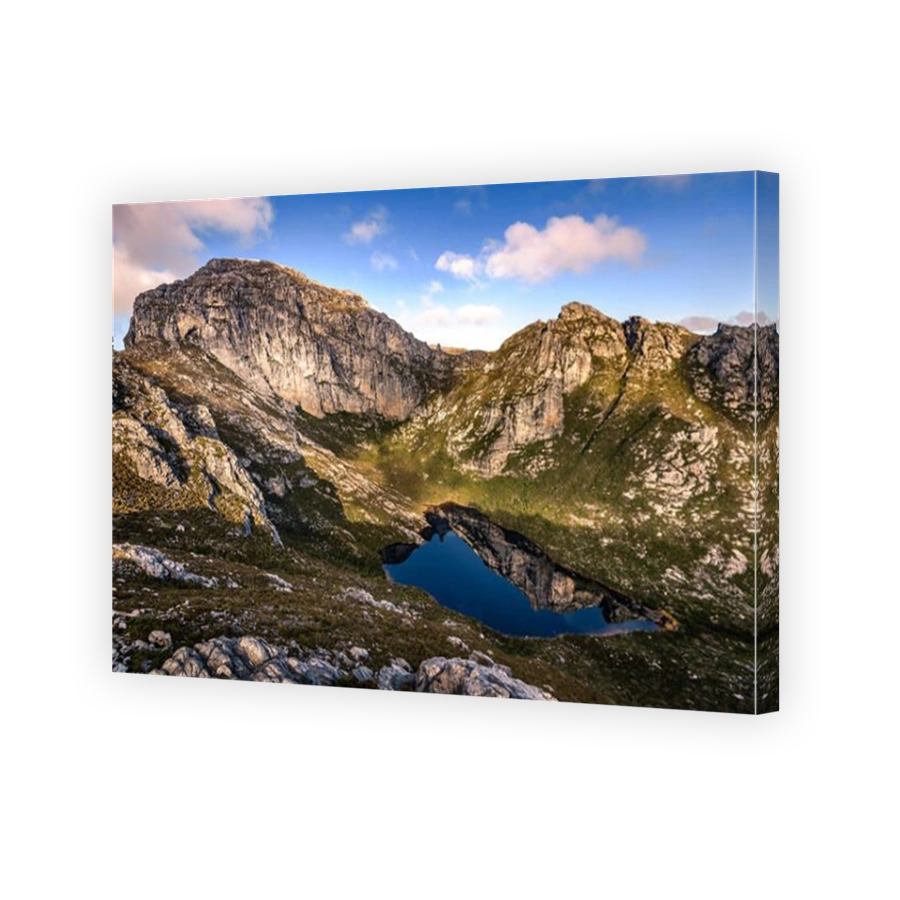 View to Frenchmans Cap from North Col, Franklin-Gordon Wild Rivers National Park, Tasmania