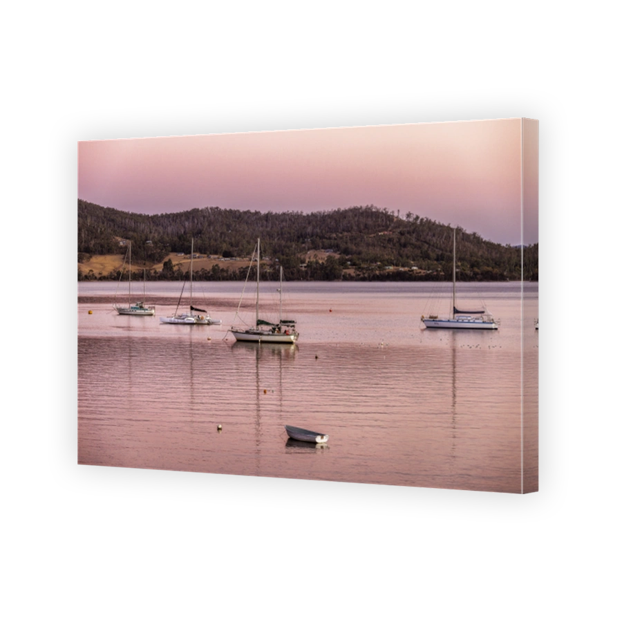 Dusk at Port Huon, Huon River, Tasmania
