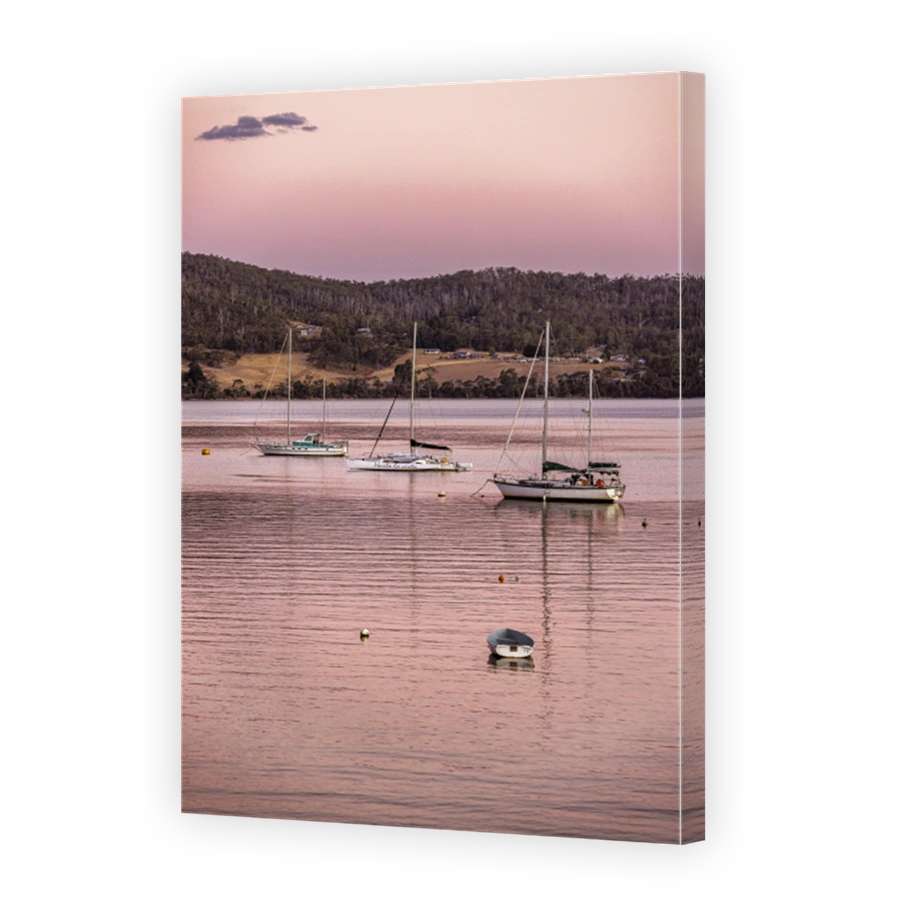 Dusk at Port Huon, Huon River, Tasmania