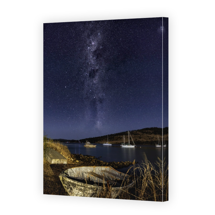 Night sky at Port Huon, Huon River, Tasmania