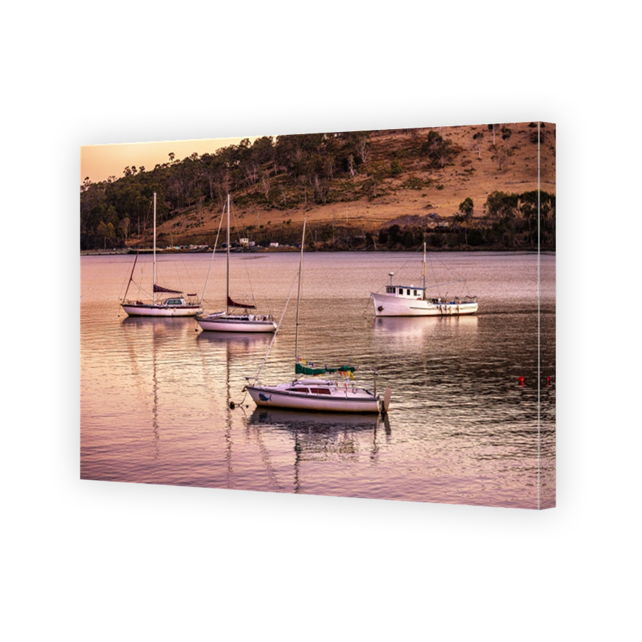 Dusk at Port Huon, Huon River, Tasmania
