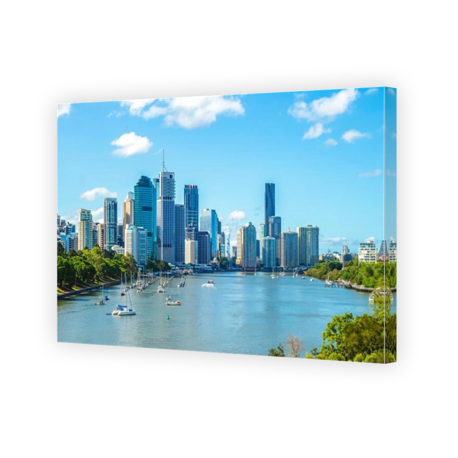 Brisbane skyline, capital of Queensland, Australia