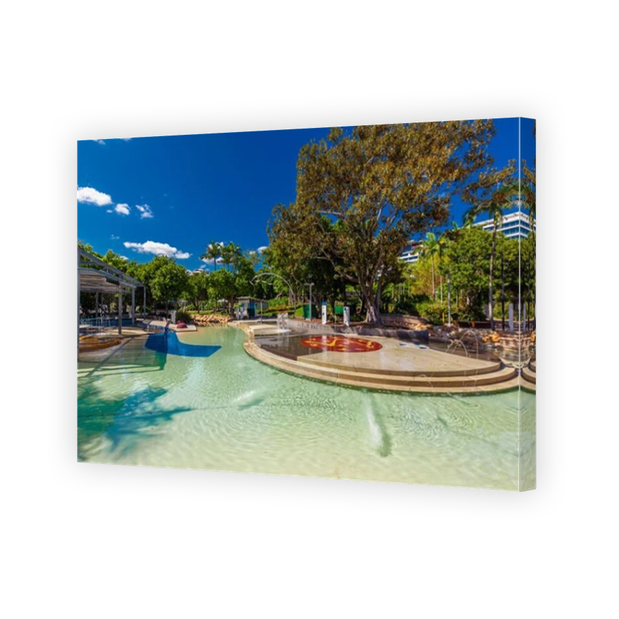 Streets Beach in South Bank Parkland, Brisbane, Queensland, Australia