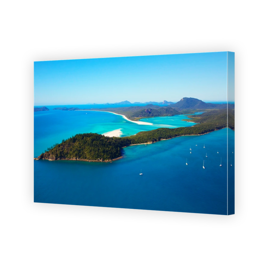 Whitsunday Island Aerial Whitehaven Beach