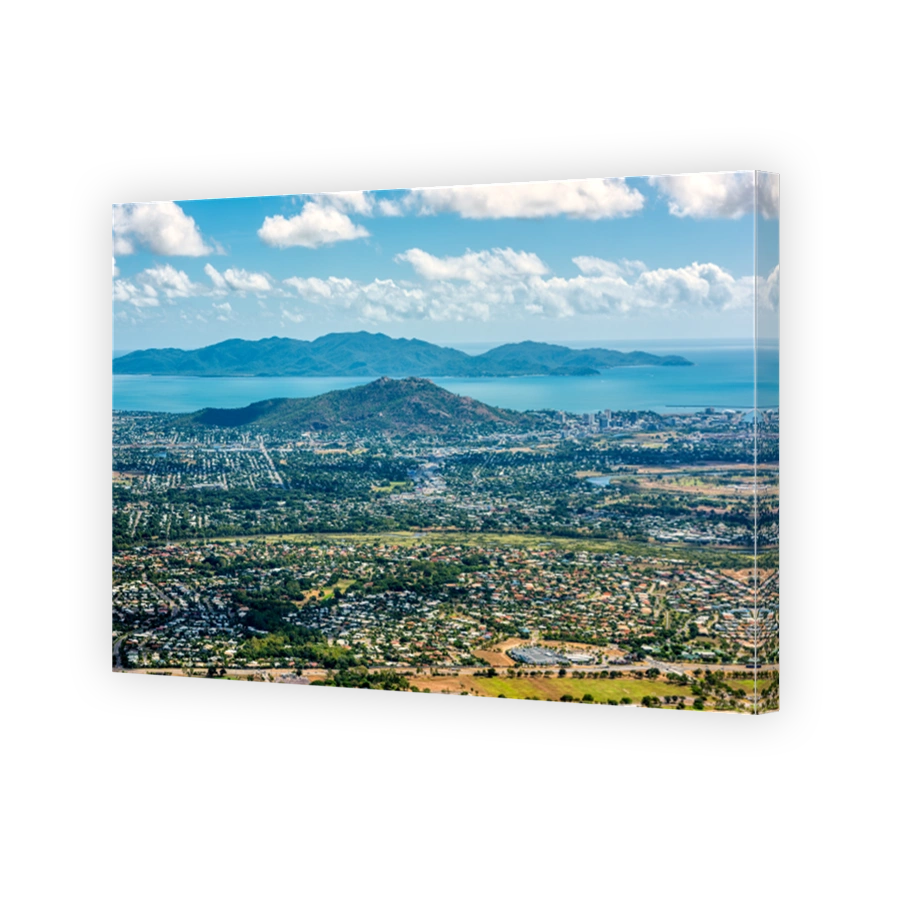 Aerial view to Townsville