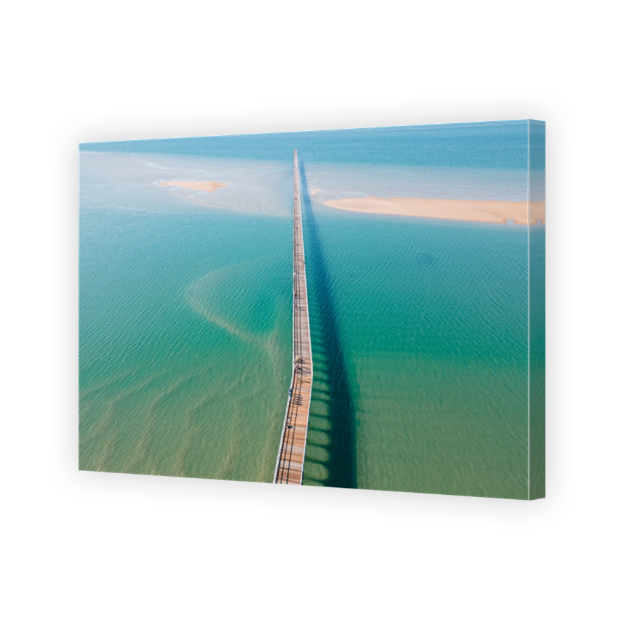 Hervey Bay, Urangan Pier (aerial view)