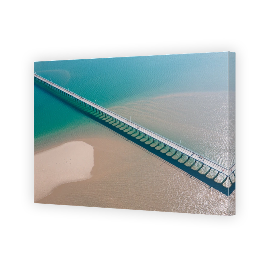 Hervey Bay, Urangan Pier (aerial view)