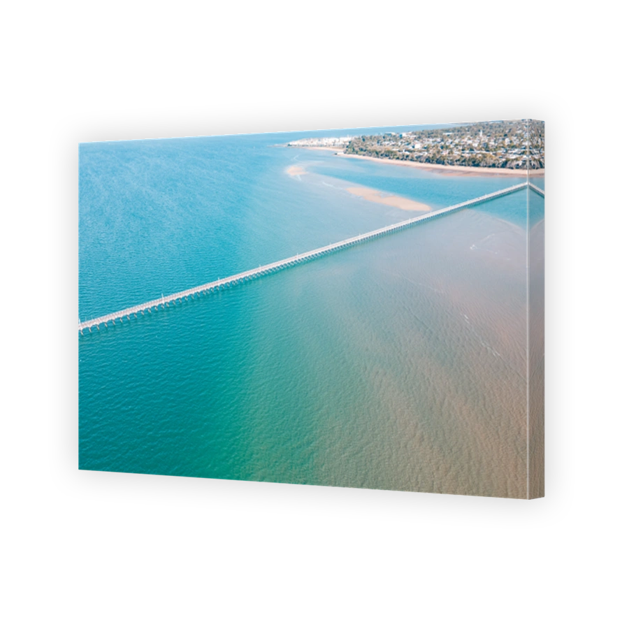 Hervey Bay, Urangan Pier (aerial view)