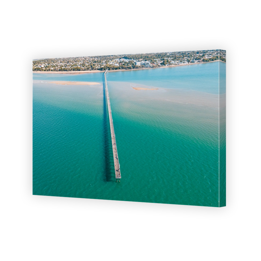 Hervey Bay, Urangan Pier (aerial view)