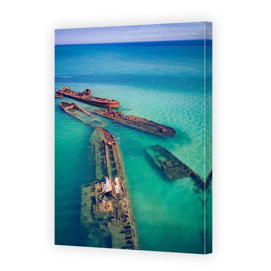 Tangalooma Wrecks from behind 3