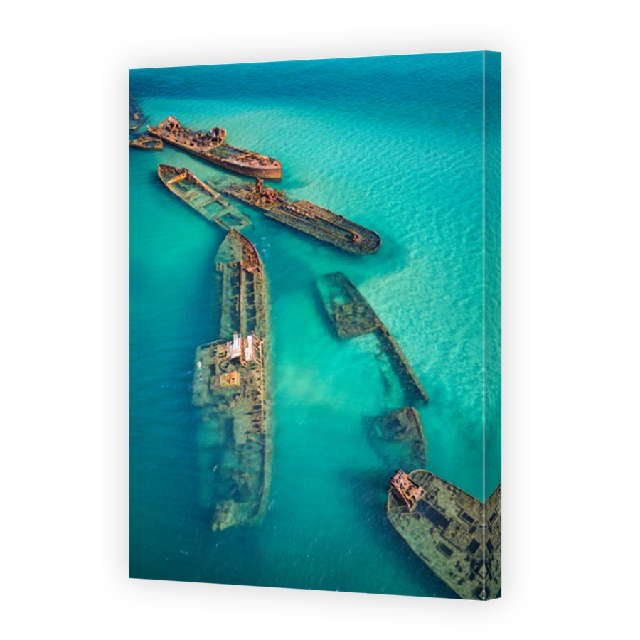Tangalooma Wrecks from behind 2