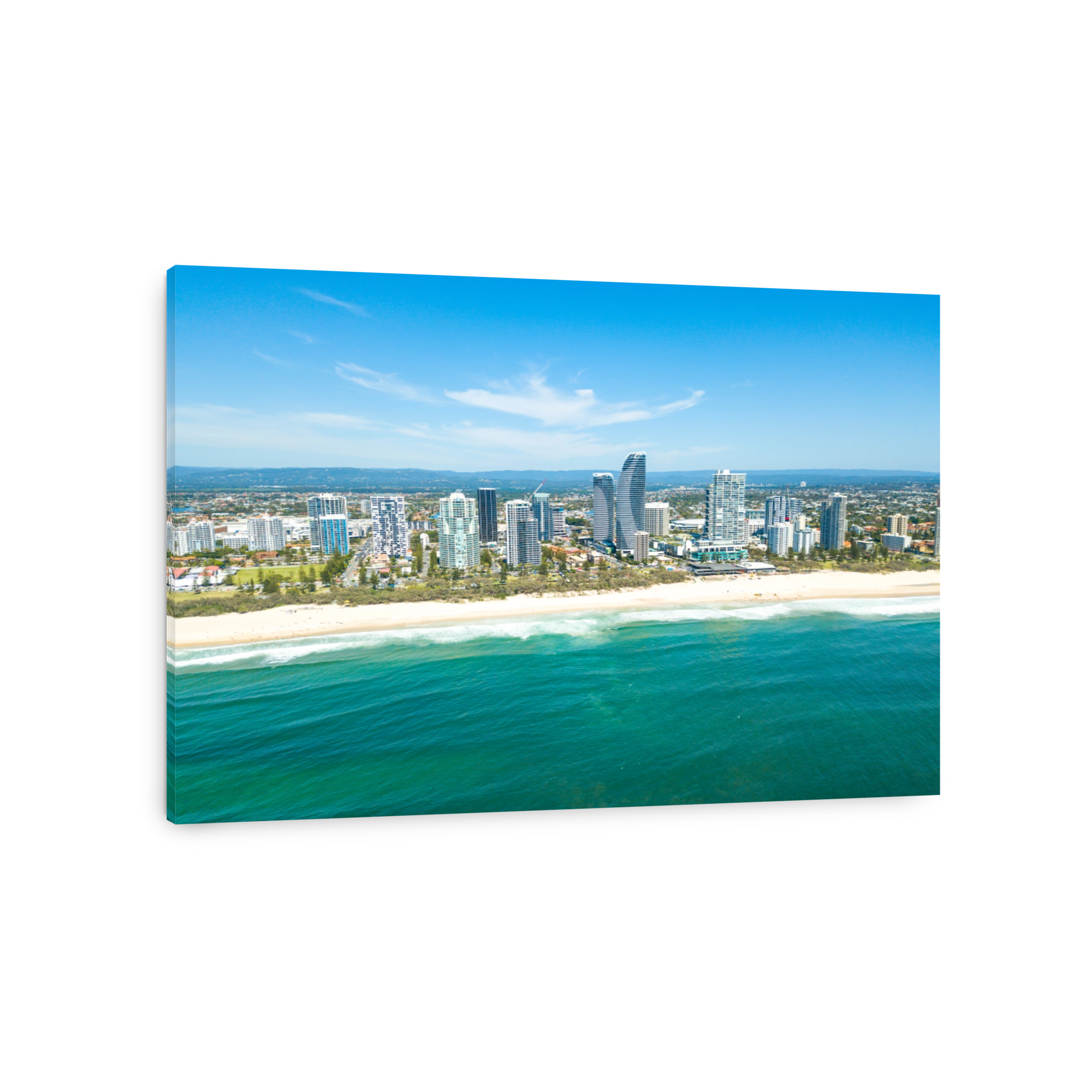 Broadbeach aerial image on the Gold Coast