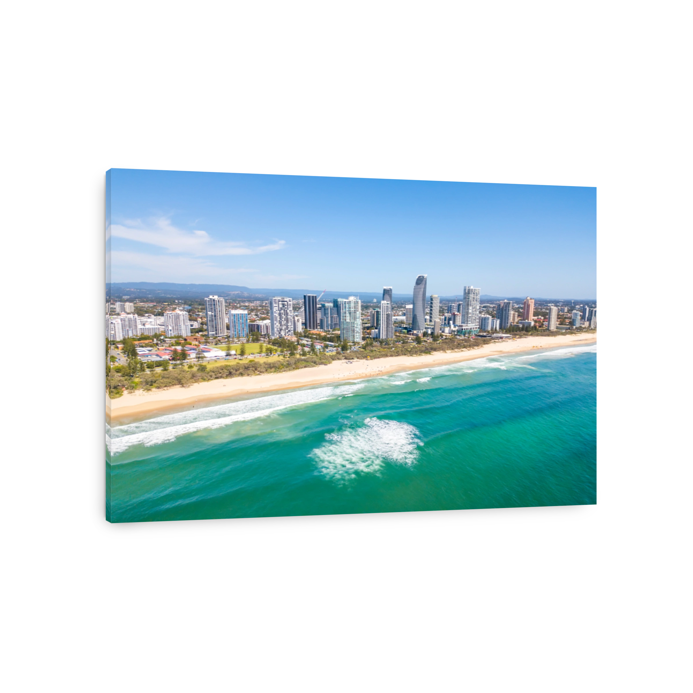 Broadbeach aerial image on the Gold Coast
