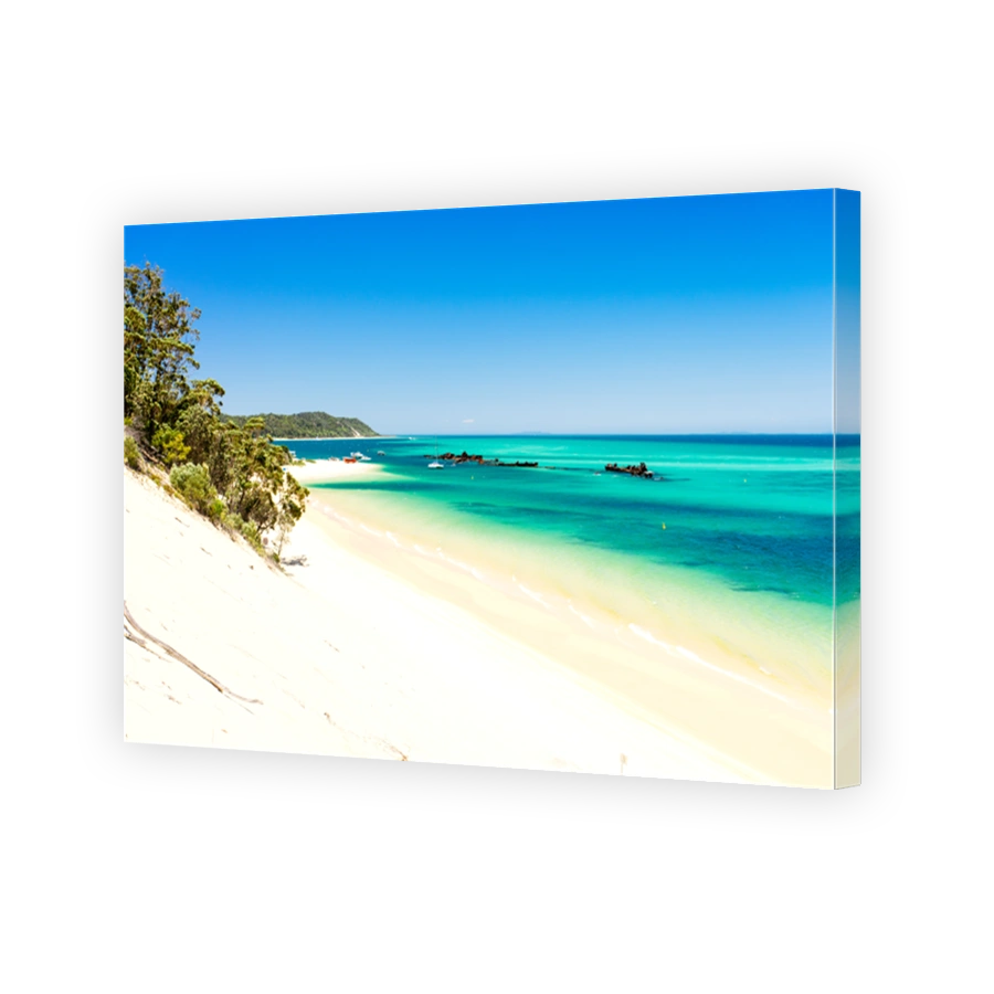 The Moreton Island shipwrecks from a high perspective