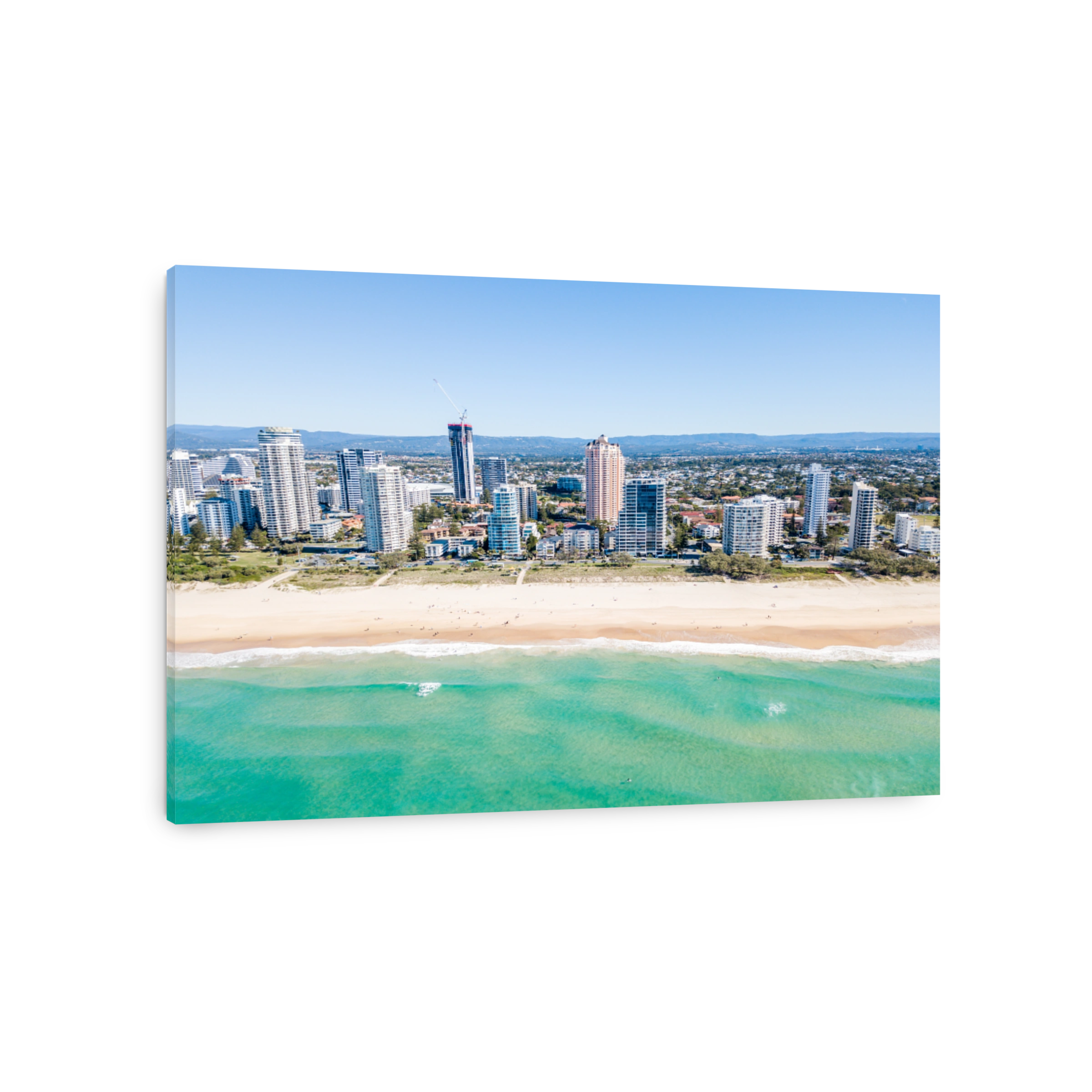 Broadbeach aerial image on the Gold Coast