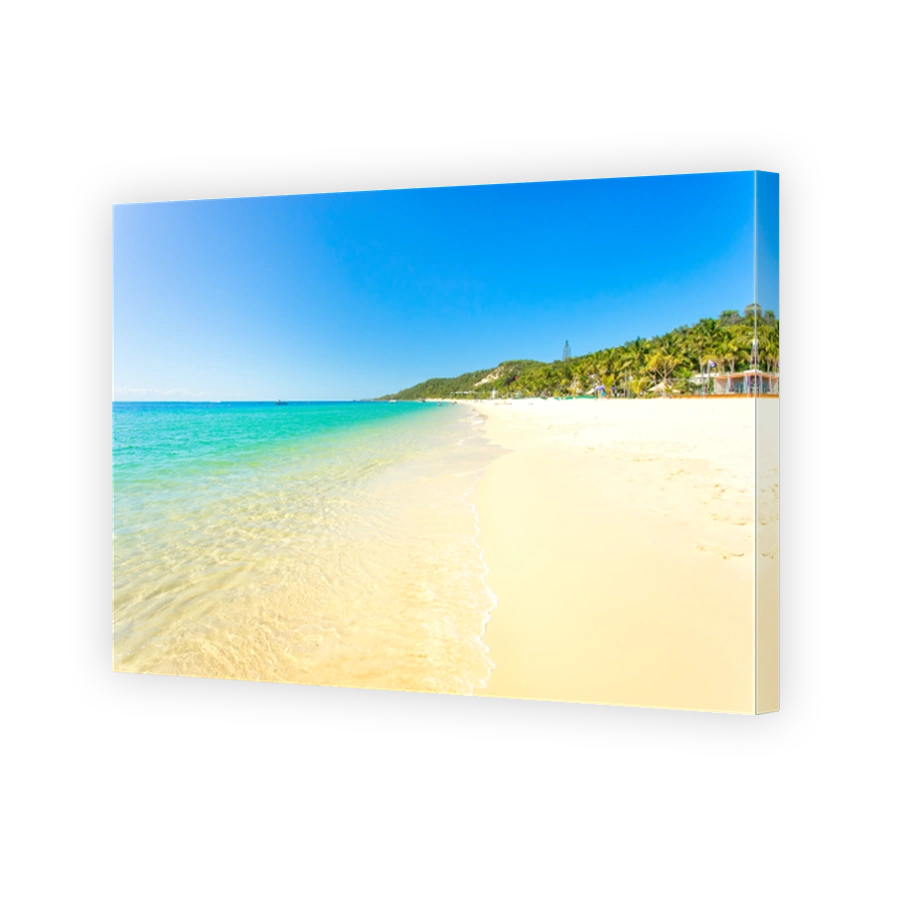 The beach at Tangalooma Island Resort on Moreton Island