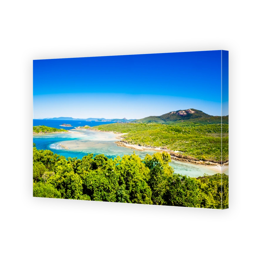 Scenic view of whitsunday island