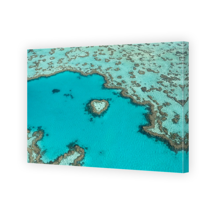 Heart Reef in the Great Barrier Reef