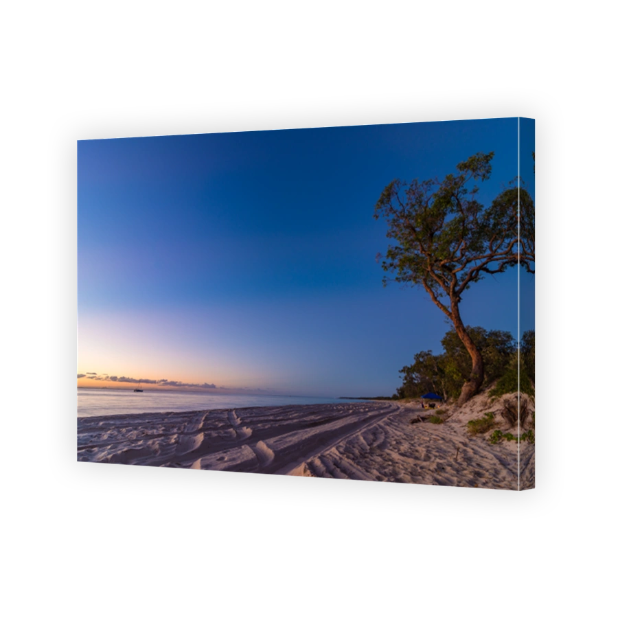 Beach Camping on Moreton Island in Queensland Australia