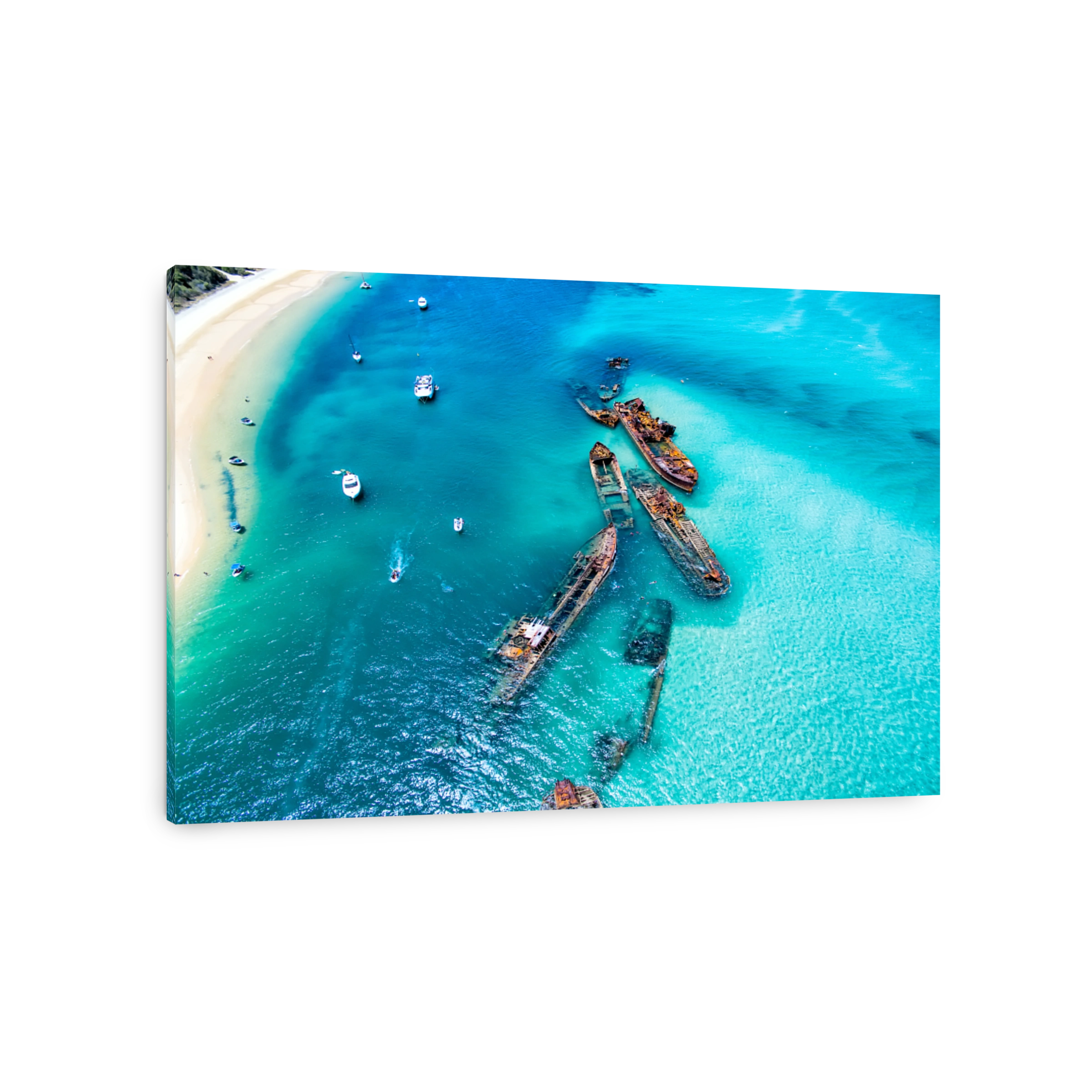 Shipwreck aerial