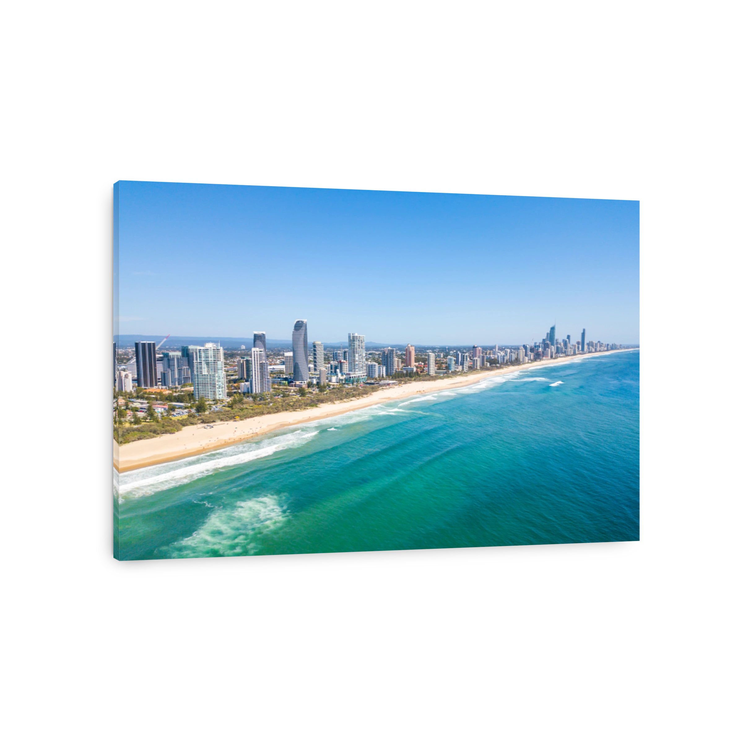 Broadbeach aerial image on the Gold Coast