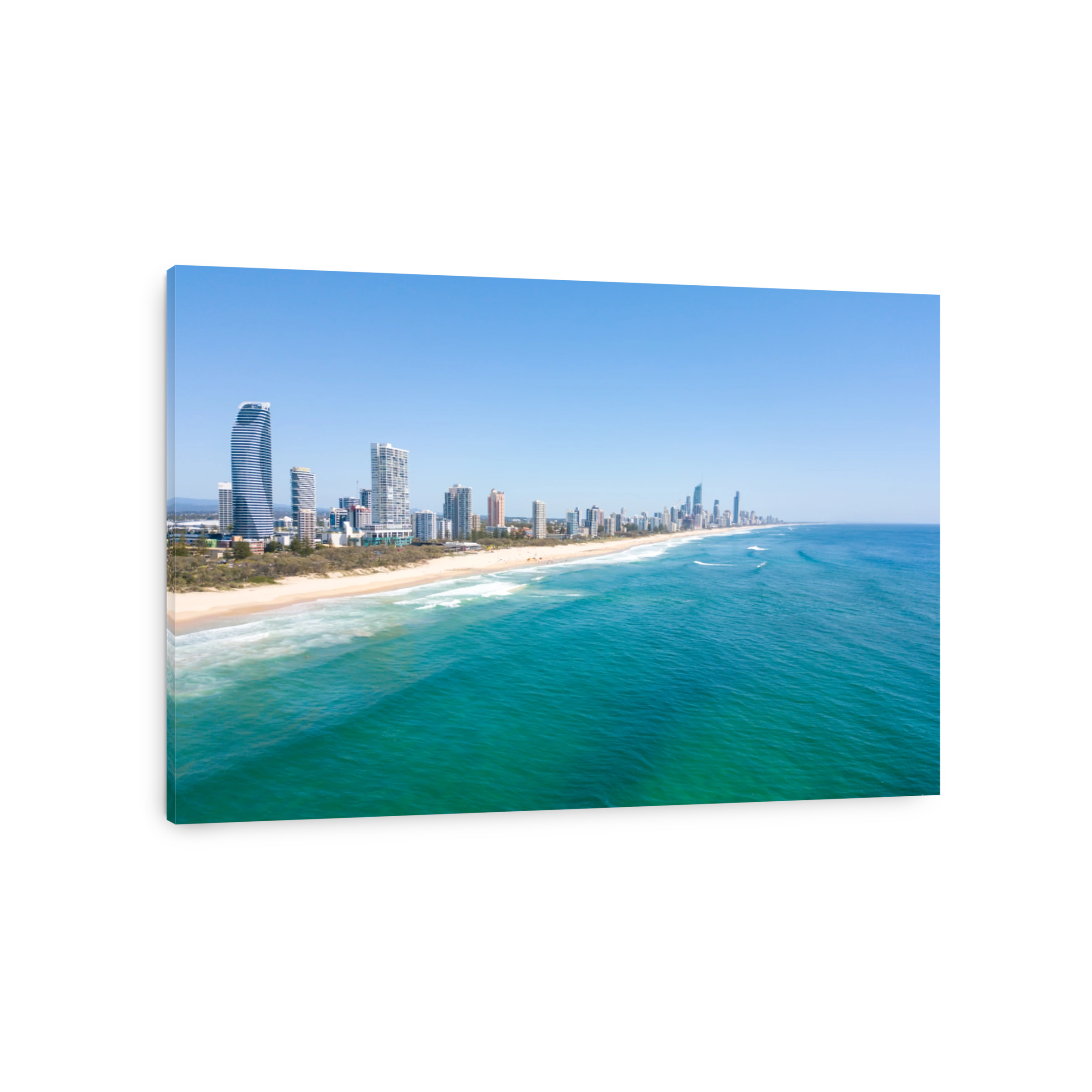 Broadbeach aerial image on the Gold Coast