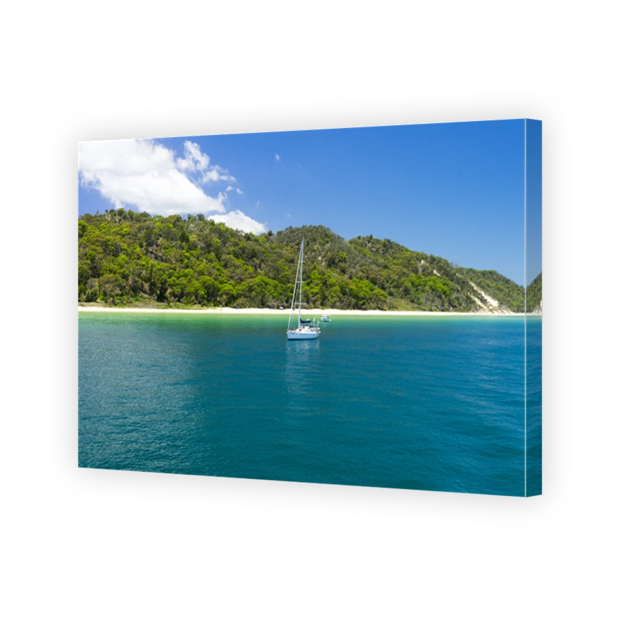 The Moreton Island coastline