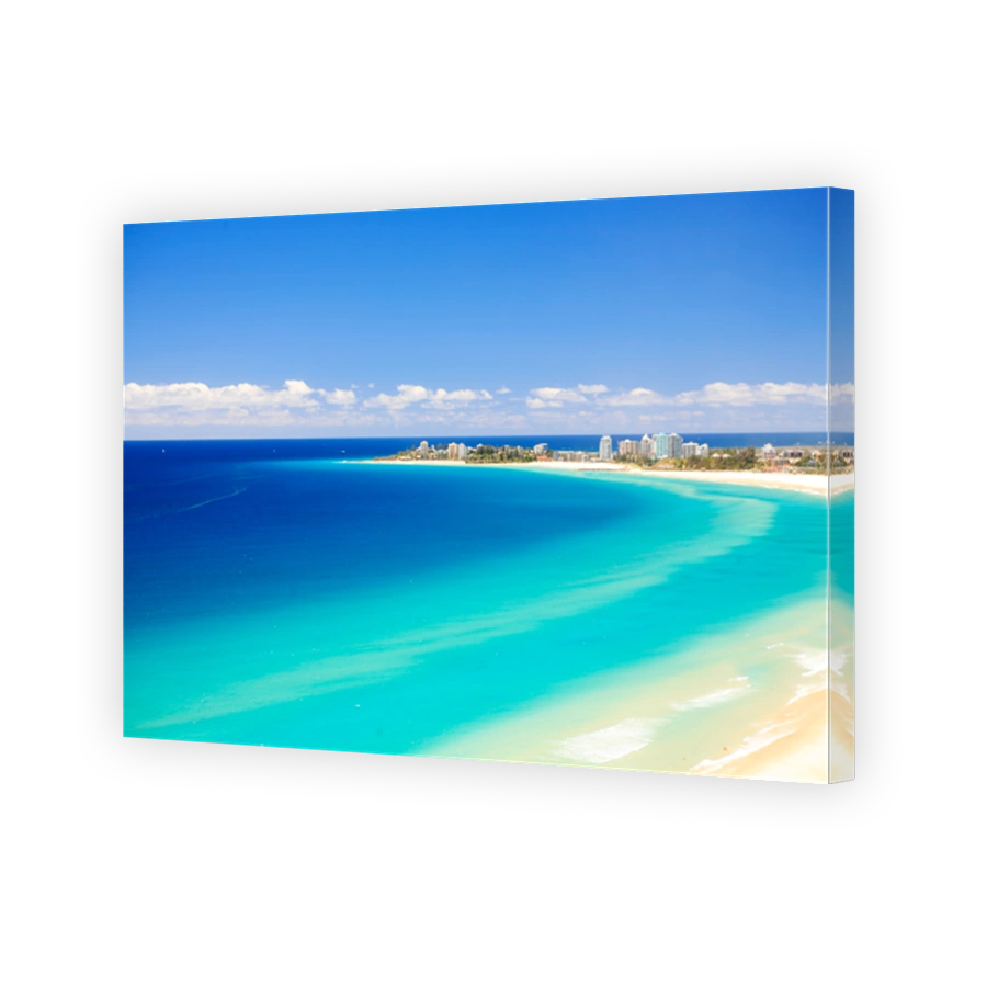 An aerial view of Coolangatta