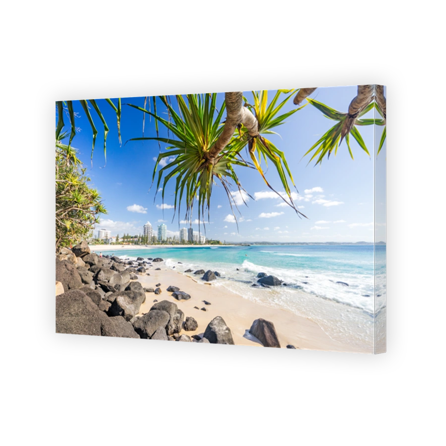 Coolangatta on a clear idyllic day on the Gold Coast, Australia