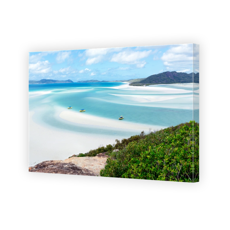 Whitehaven Beach,  Whitsunday Island, Australia.