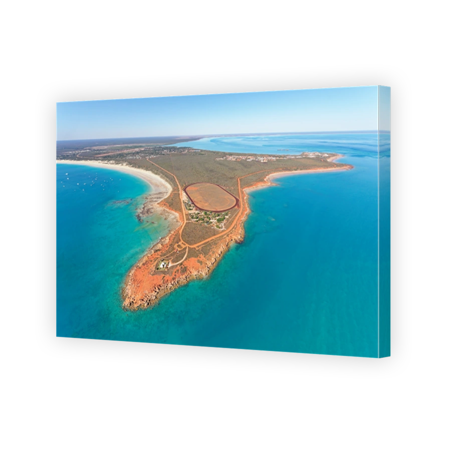 Aerial view of Gantheaume Point, Cable Beach and Minyirr Park, Broome, Western Australia
