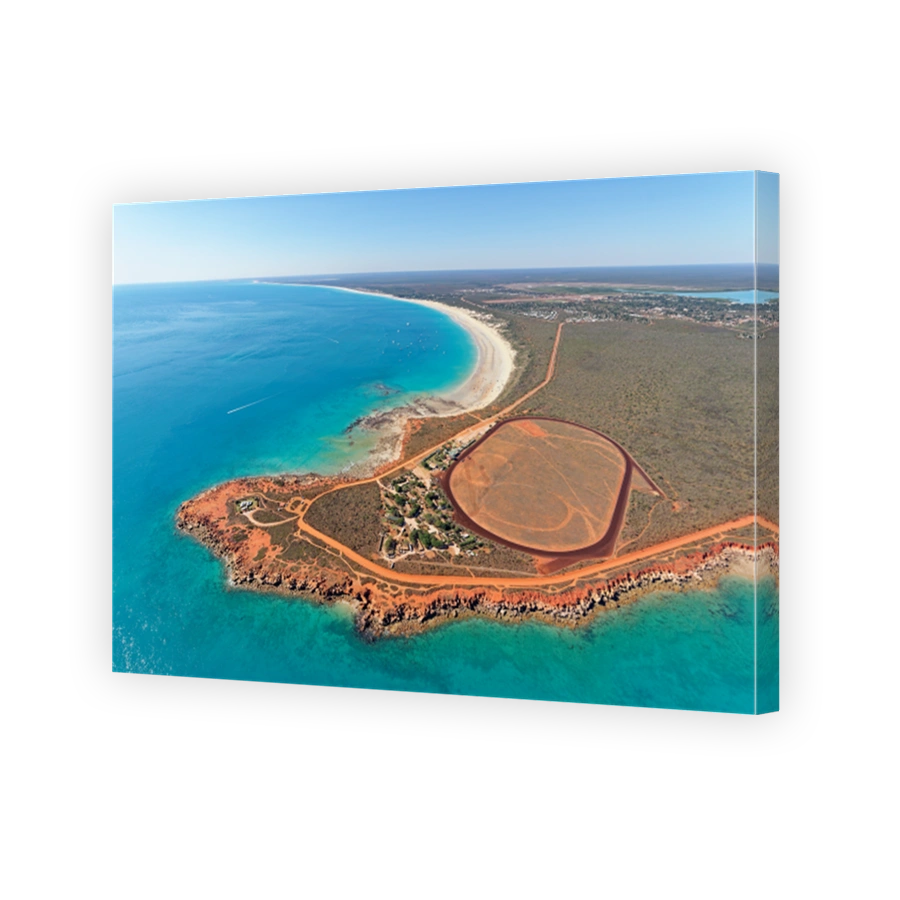 Aerial view of Gantheaume Point and Cable Beach, Broome, Western Australia
