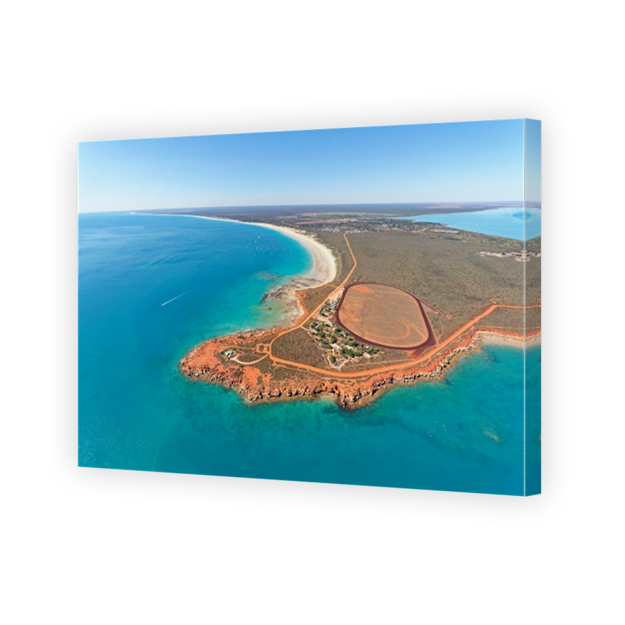 Aerial view of Gantheaume Point and Cable Beach, Broome, Western Australia
