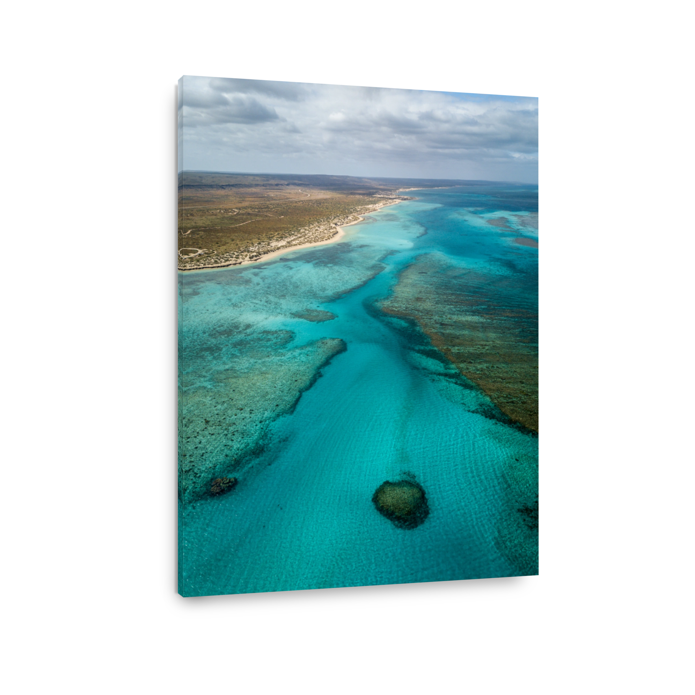 Osprey bay Exmouth cape range national park aerial view