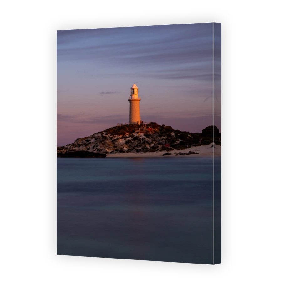 Scenic vertical shot of the Bathurst Lighthouse located in Rottnest Island, Australia
