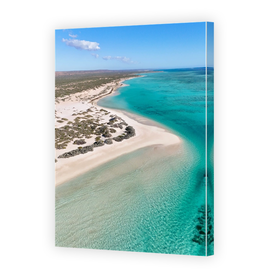 Aerial view of Ningaloo Reef, Exmouth in Western Australia