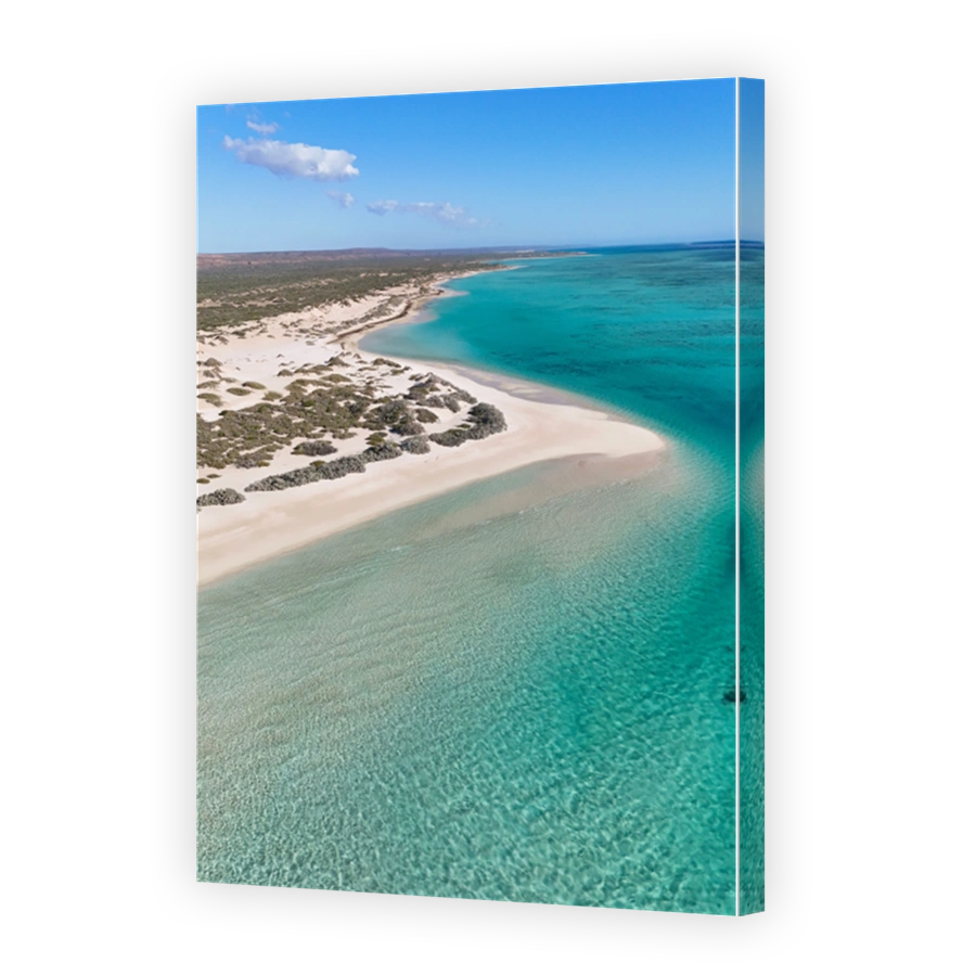 Aerial view of Ningaloo Reef, Exmouth in Western Australia