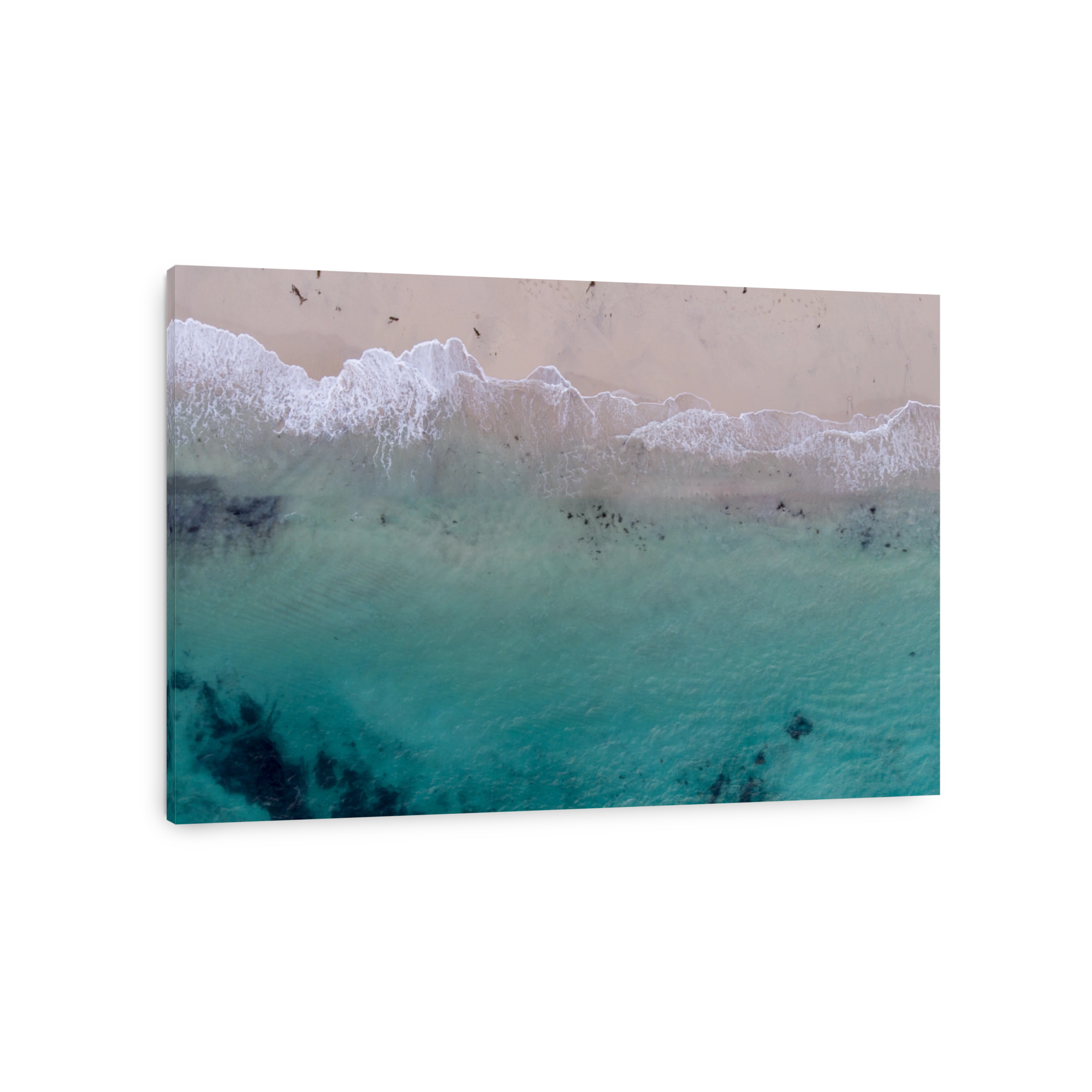Aerial view of Hamelin Bay Beach at sunset, Margaret River, Western Australia.