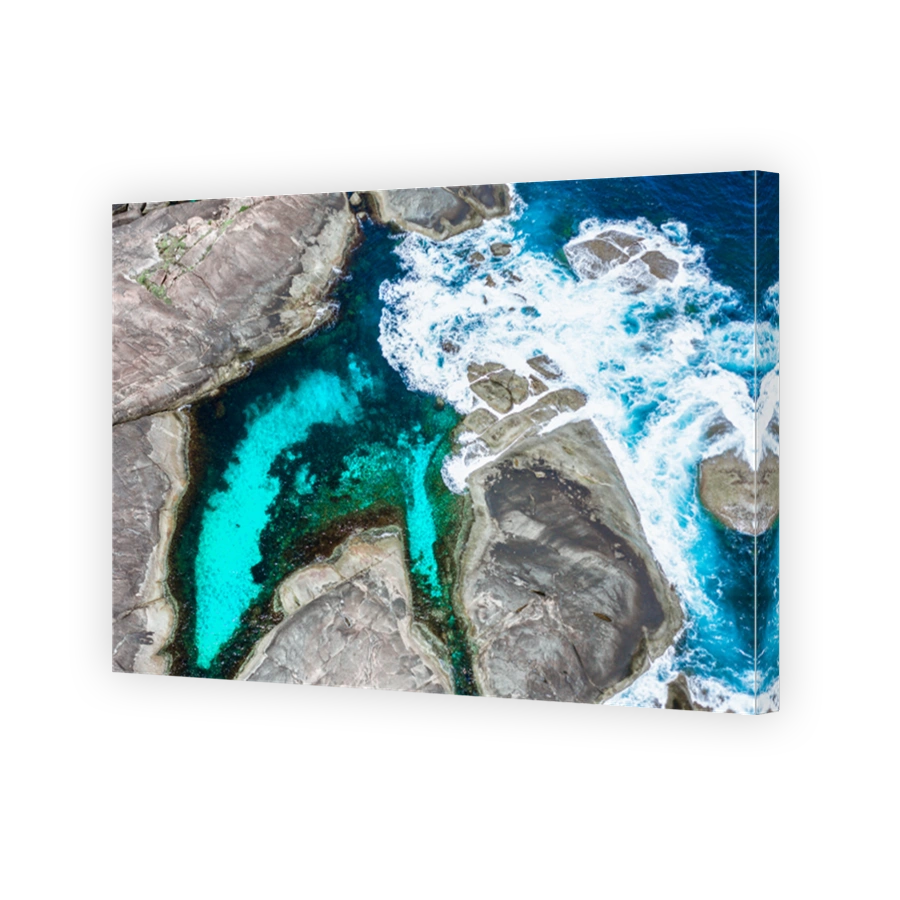 Aerial Image Of Elephant Rocks And Green Pools In Denmark, Western Australia.