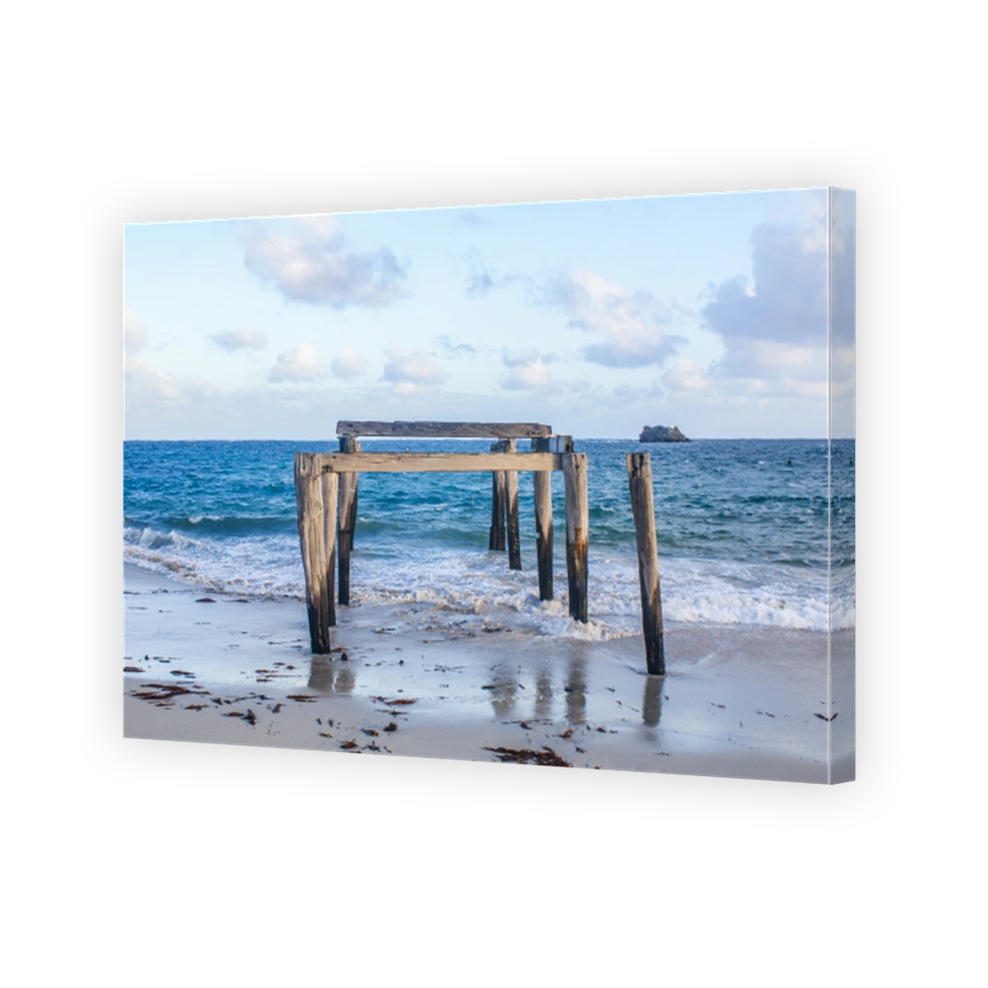 old port at hamelin bay beach