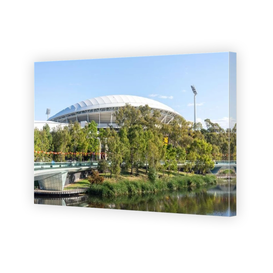 Adelaide Oval across River Torrens, Adelaide, South Australia, Australia