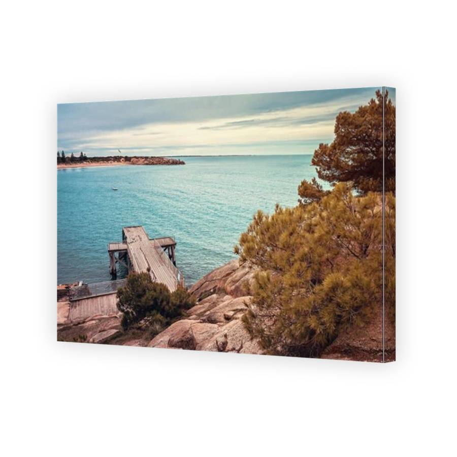 Port Elliot Jetty at dusk, Horseshoe Bay, South Australia