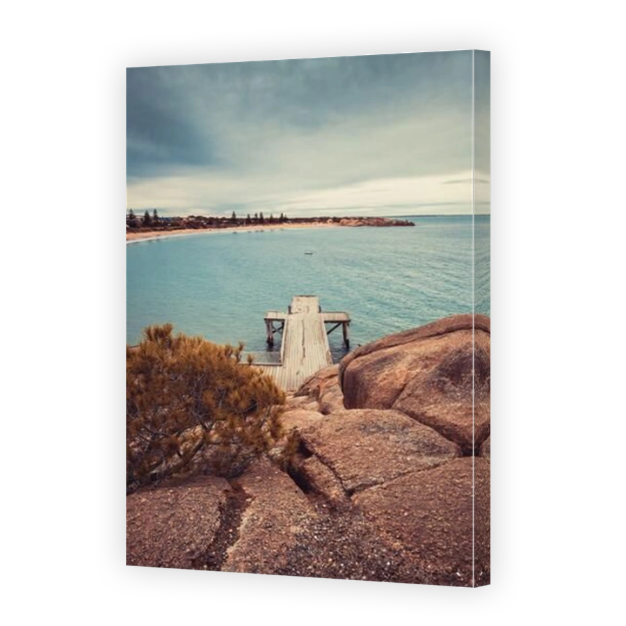 Port Elliot Jetty at dusk, Horseshoe Bay, South Australia