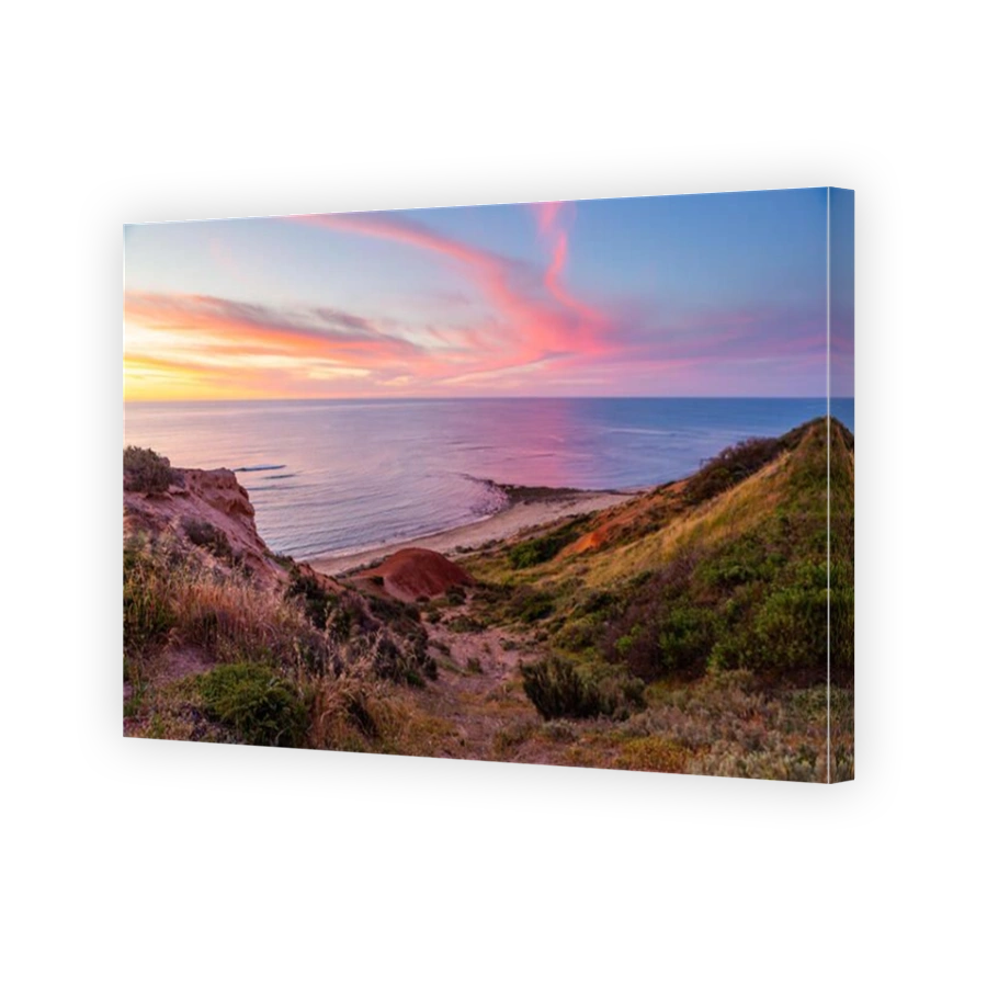 A beautiful sunset at Seaford beack in South Australia on 21st October 2019