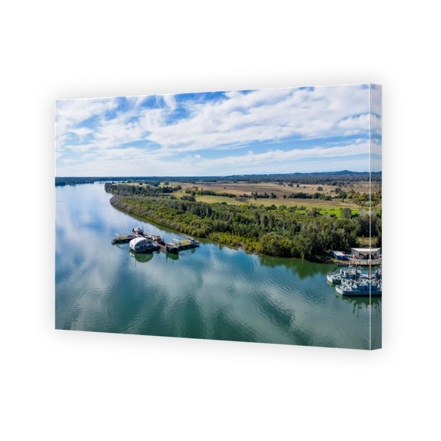 Scenic shot of the Hastings River in Port Macquarie, New South Wales, Australia