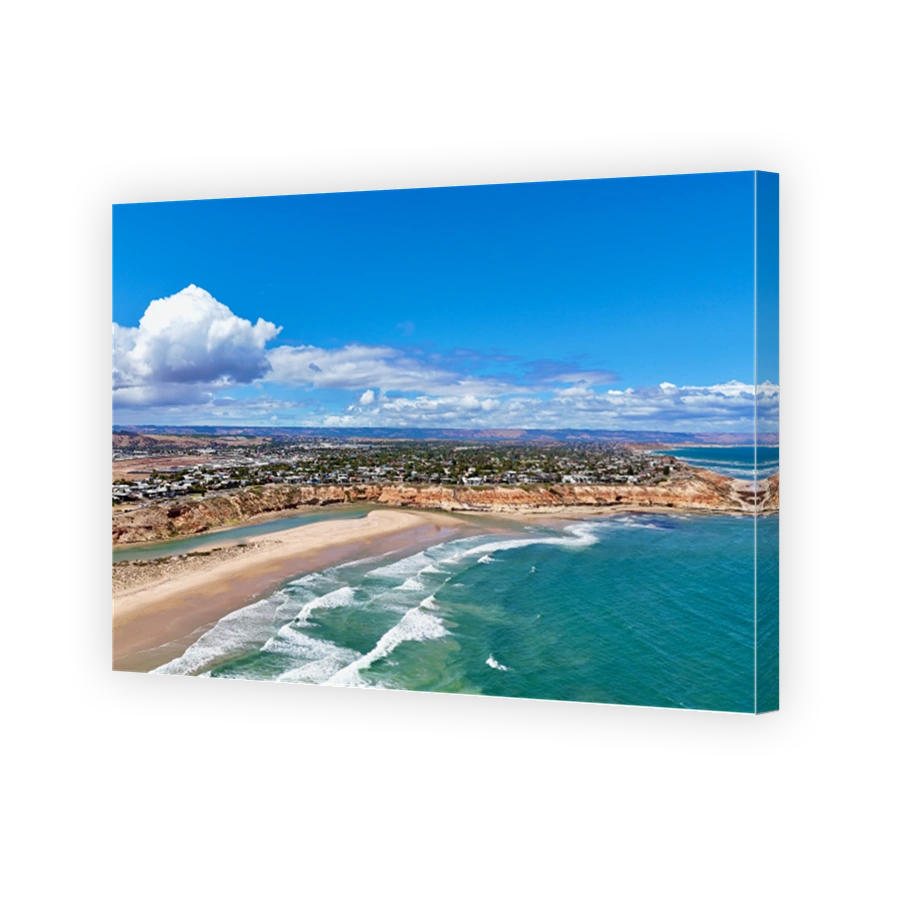 Port Noarlunga & Southport Beach, South Adelaide, South Australia: Stunning Drone View of Jetty, Ocean & Coastal Town